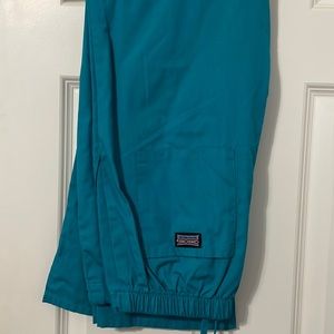 Teal Cherokee scrub pants